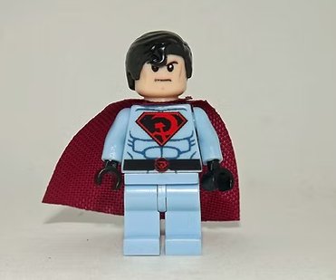 Red Son Superman Minifigure Custom