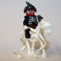 Red Skeleton Knight (F) with Horse animal Minifigure Custom