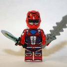 Red Power Rangers Movie Minifigure Custom