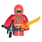 Red Power Ranger TV Show Minifigure Custom