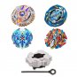 Beyblade Burst 4 Pack Acid Anubis B-71, Air Knight 12 B-130 01, BLUE Xeno Xcalibur B-67