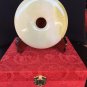 Hand-Carved Circle Lucky Jade 13cm