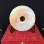 Hand-Carved Circle Lucky Jade 13cm