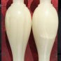 Hand-Carved Jade Vase 32cm Pair