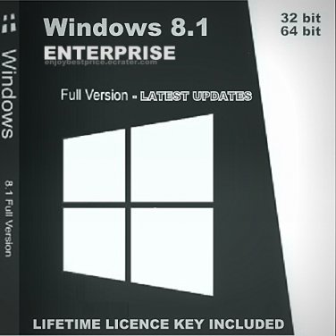 Microsoft Windows 8 1 Enterprise 32 64 Bit Lifetime Key Full