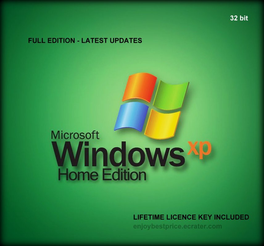 Microsoft Windows Xp Home Edition Sp3 32 Bit Lifetime Full New