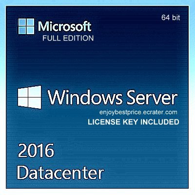 Microsoft Windows Server 2016 Datacenter 64-bit Licence Key +Soft