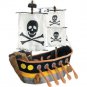 JooJoo Plush 16 Inch Pirate Ship