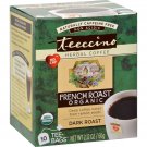 Teeccino French Roast Herbal Coffee Dark Roast - 10 Tea Bags - Case of 6