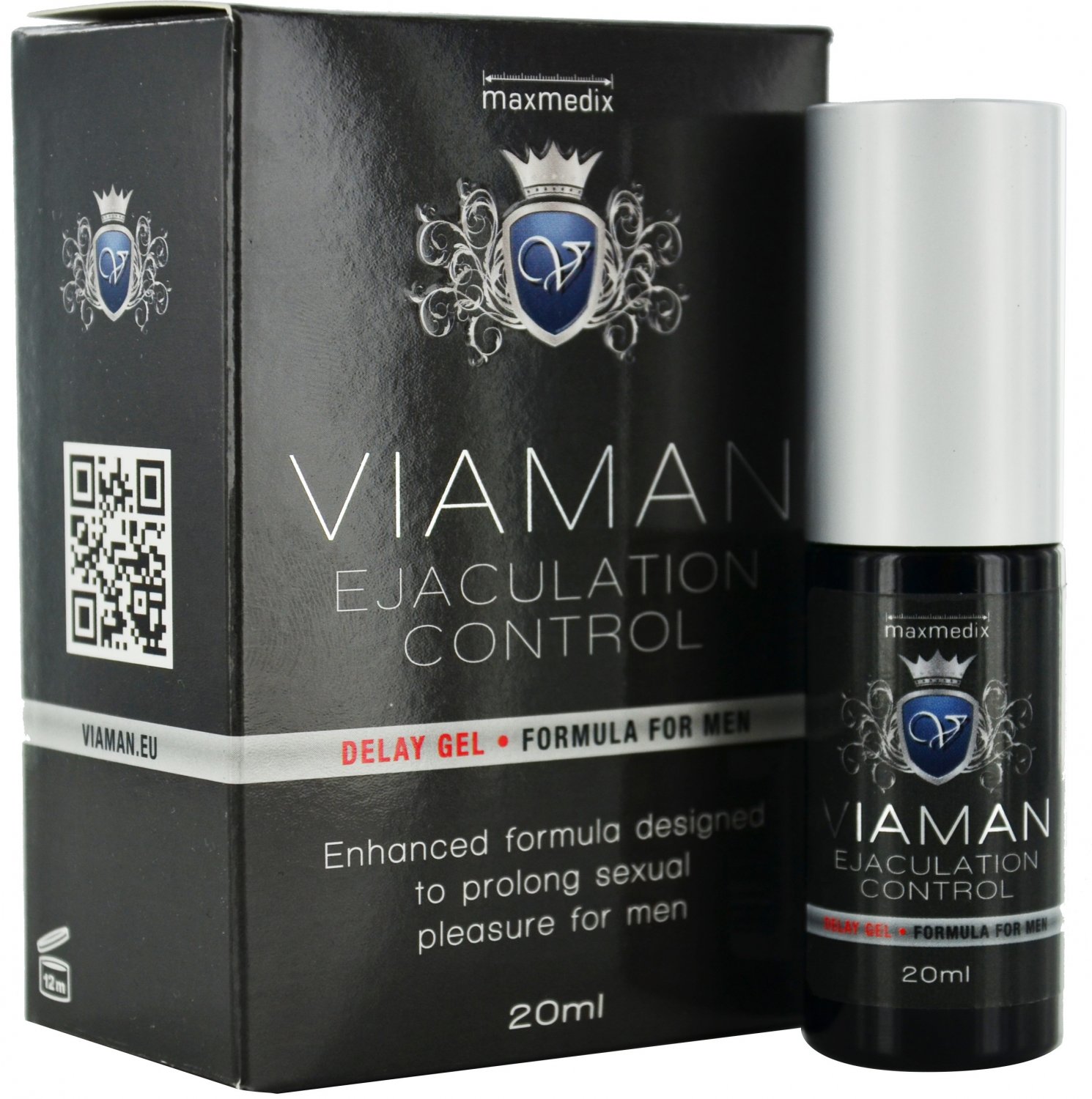Viaman Delay Gel 20ml Ejaculation Control, Stops Premature Ejaculation