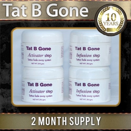 Tat B Gone 2 Months Supply - The Original & Most Effective Solution For Tattoo Removal