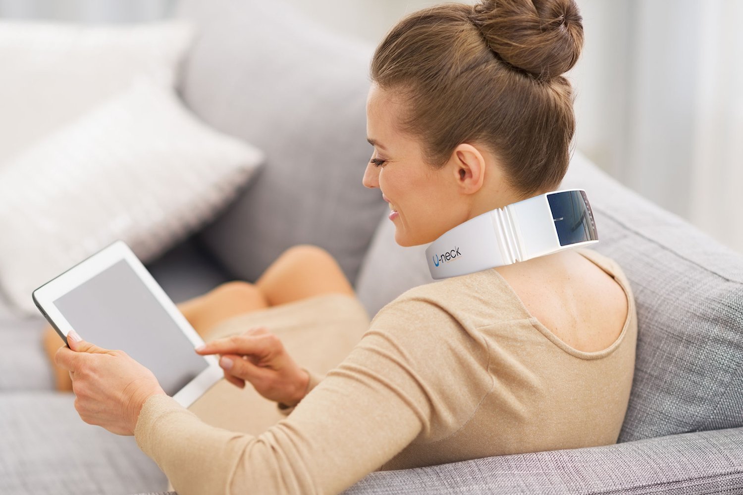 U-Neck Portable Electronic Neck Massager Device