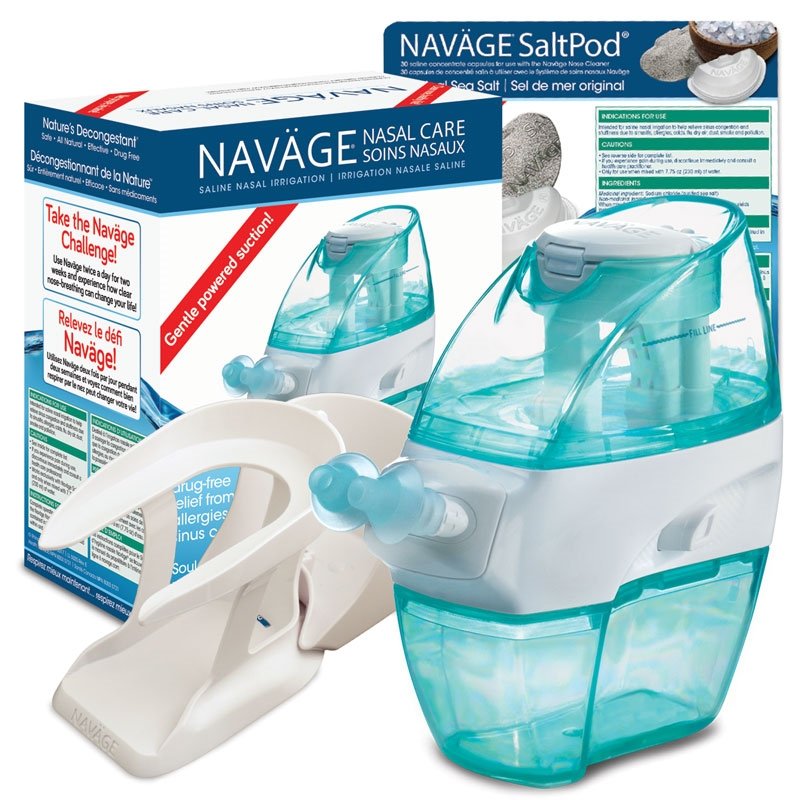 Navage Nose Cleaner Saline Nasal Irrigation Essentials Bundle