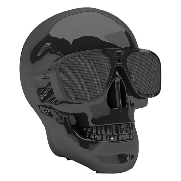 Jarre AeroSkull XS + Bluetooth Portable Speaker - Chrome Black