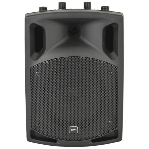 QTX QX8BT Active Moulded Bluetooth Speaker - Black (8 Inch Driver)