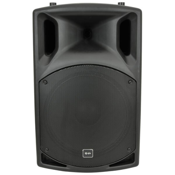 QTX QX15A Active Moulded PA Speaker - Black (15 Inch Driver)