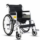 Folding Wheelchair Aluminum Hand Brake Scooter Light Elderly Disabled Trolley
