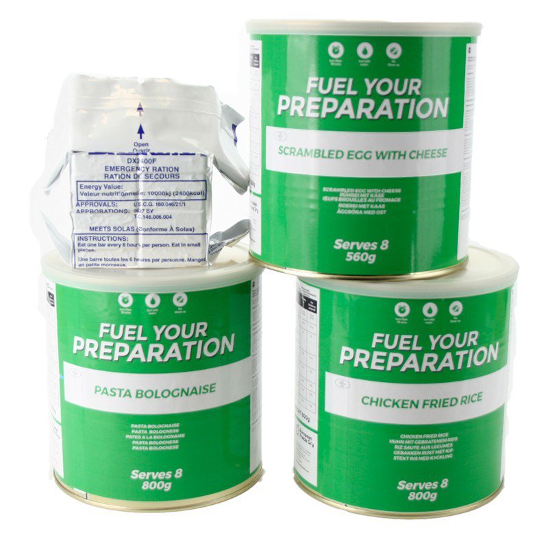 Survival Food Kit 24 Long Life Meals