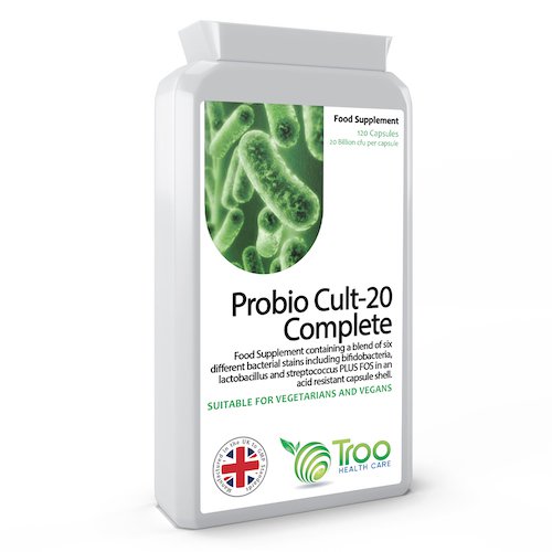 Probio Cult-20 Complete 20 Billion CFU 120 Capsules - Suitable for Vegetarians and Vegans