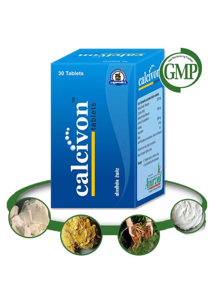 Herbal Calcium Deficiency Treatment - 120 Tablets