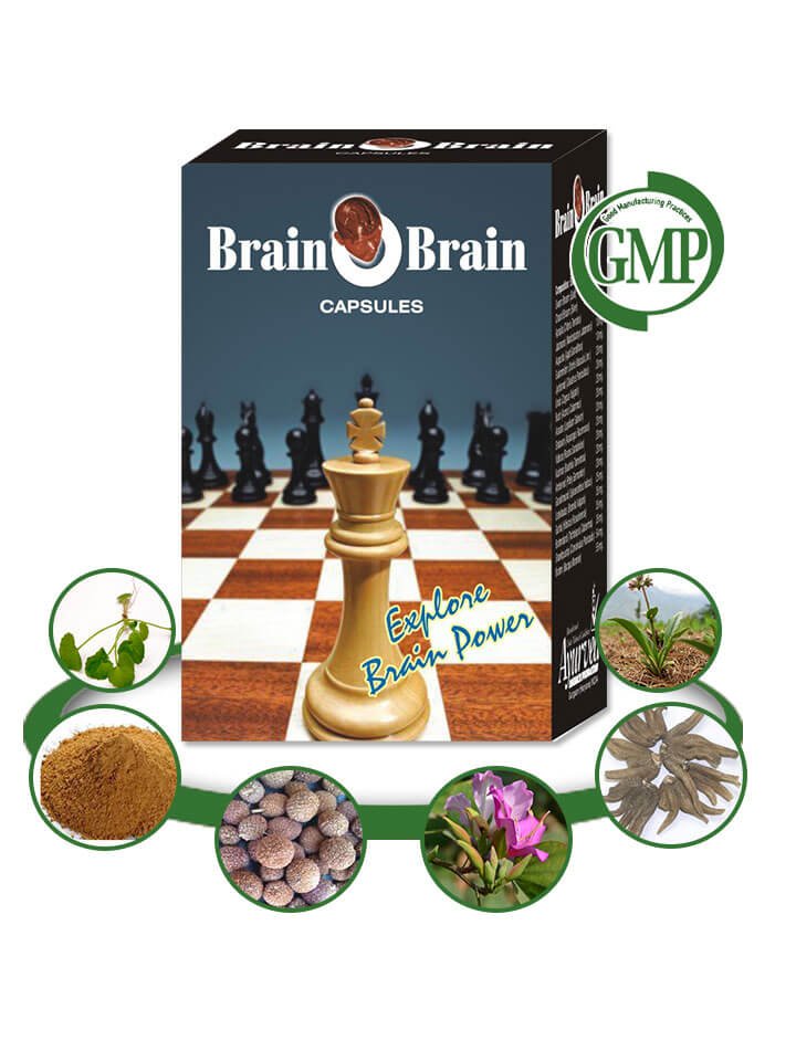Herbal Brain Enhancer Pills - 200 Capsules