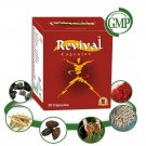 Organic Herbal Energy Booster Pills - 60 Capsules - FREE SHIPPING
