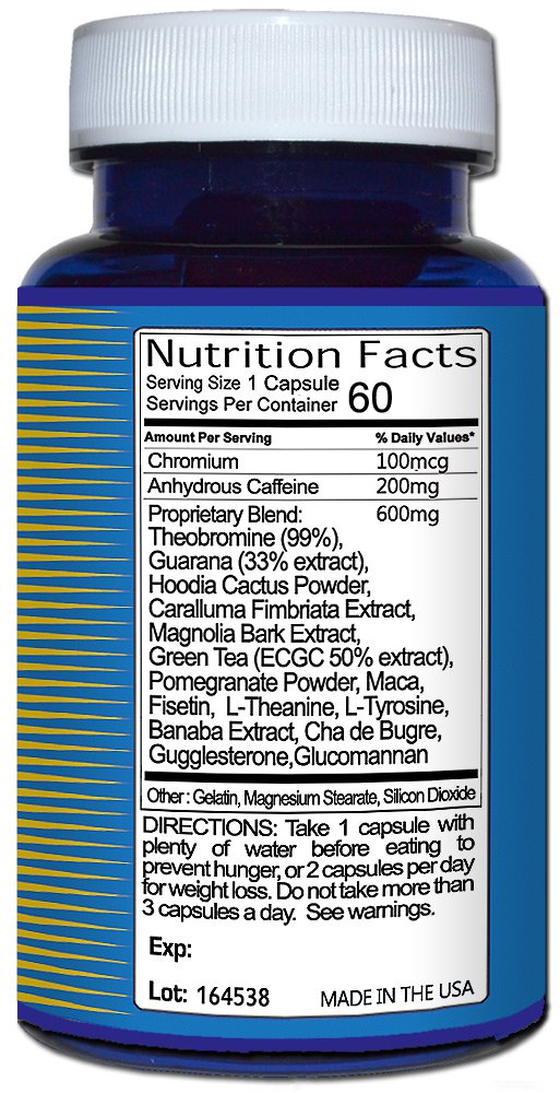 Appetite Away Appetite Suppressant Weight Loss Supplement (60 Capsules)