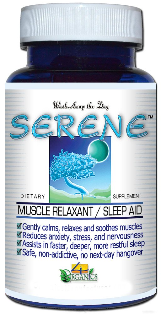Muscle Relaxant Sleep Aid Supplement (60 Capsules) - Serene