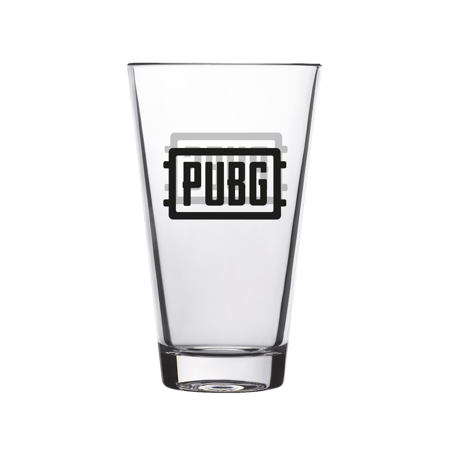 PUBG Pint Glass PUBG Logo