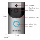 Smart WiFi Doorbell Ring Wireless Video Camera Phone Bell Intercom (Silver)