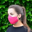 Pink 100% Cotton Canvas Mask - Machine Washable, Reusable and Fashionable