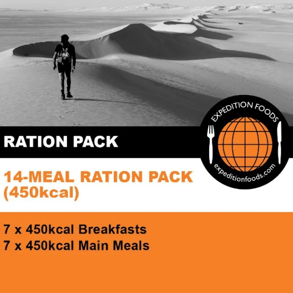 14-Meal Ration Pack (450kcal)