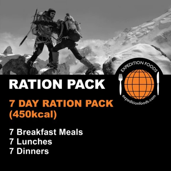 7 Day Ration Pack (Regular Serving)