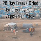 Vegetarian 28 Days Freeze Dried Emergency Food Pack For 1 Person