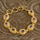 Bracelet Genuine 24K Gold Vermeil over Sterling SILVER 19.62 g ~ Size 6 3/4 inch