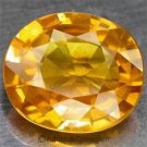 0.55 cts Orange SAPPHIRE Oval Facet-cut Natural Gemstone Sri Lanka Ceylon