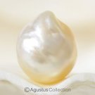 SOUTH SEA PEARL Bi-Color 12.45 mm Baroque Indonesia 1.99 g un-drilled