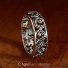 RING Genuine Solid Sterling SILVER Ring 2.72 g US size 4 ~ Handmade in Bali