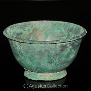 RARE Ancient KHMER Silver Bronze Offering Bowl 11thC. Angkor Cambodia