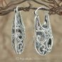 Creole EARRINGS Genuine Sterling SILVER 11.92 g ~ Handmade in Bali