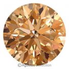 0.04 cts Round Natural loose Brownish Diamond 2.20 mm VS2 Clarity Brilliant Cut