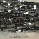 HEMATITE 15.74 inch Strand Smooth Cube Gemstone Beads 46 ct