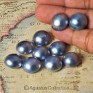 Lot of 10 Lustrous Blue MABE PEARLS Cultured in Sumbawa Indonesia 14.94 g