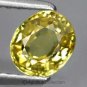 0.65 cts Lemon Yellow SAPPHIRE Oval Facet-cut Natural Gemstone Sri Lanka Ceylon