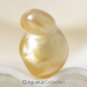 SOUTH SEA PEARL Deep Golden 14.72 mm Baroque Indonesia 1.73 g un-drilled