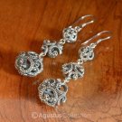 Hook EARRINGS Genuine 925 Sterling Silver 9.84 g ~ Handmade in Bali