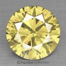 0.04 cts Round Natural loose Light Yellow Diamond 2.15 mm VS2 Clarity Brilliant