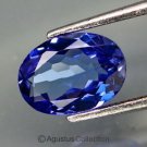 0.88 cts TANZANITE Violet Blue Oval Faceted Cut Clean Natural Gemstone Tanzania