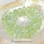 Green PREHNITE 18.1 inch Strand Faceted Round Gemstone BEADS 325.1 ct