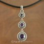 Pendant Genuine Purple Amethyst & Sterling SILVER 8.45 g ~ Handmade in Bali